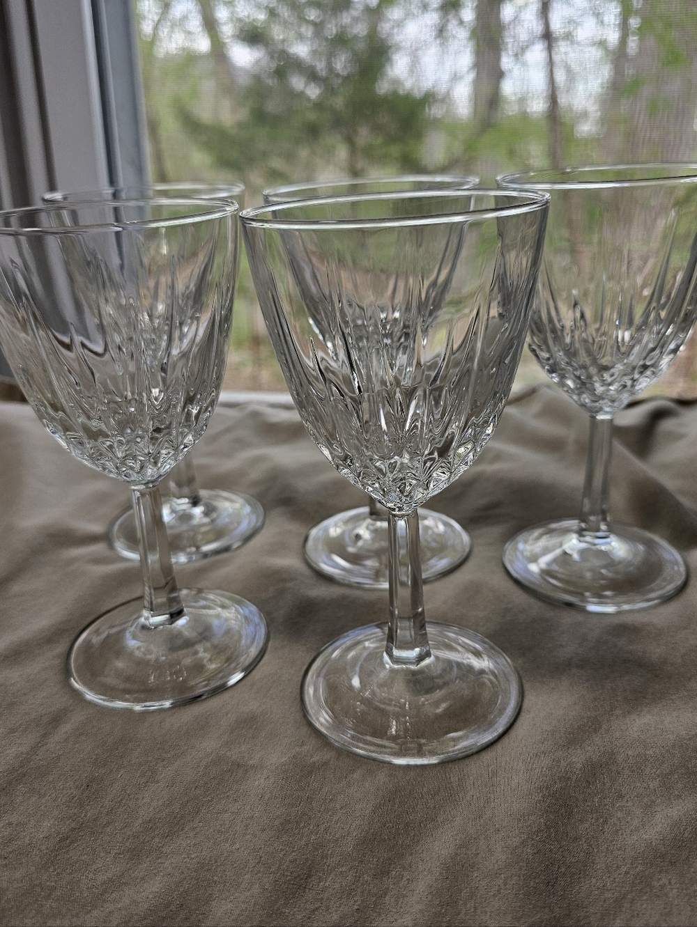 Clear Wine Glasses - Set Of 5
